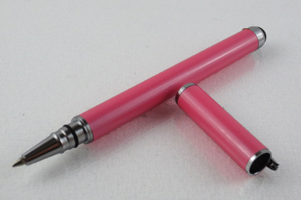 2 in 1 Stylus Pen + Roller Pen, rosa