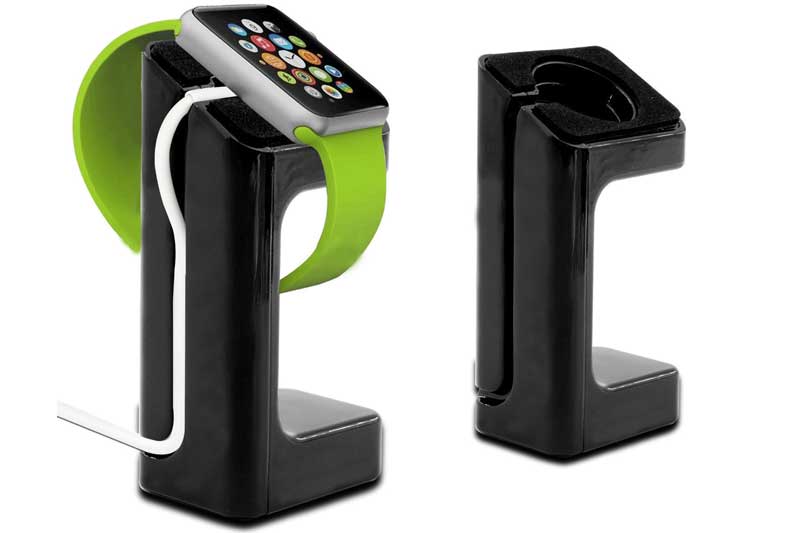 Bridge94 Apple Watch Ladestation mit Kabelführung, schwarz – Handy ... Bridge94 Apple Watch Ladestation mit Kabelführung, schwarz – Handy ...