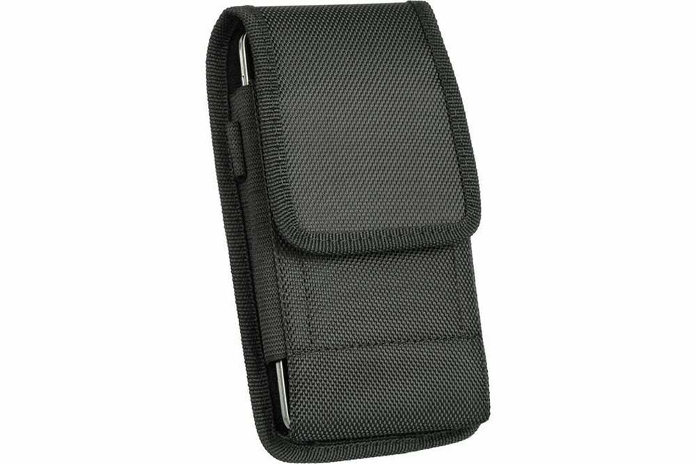 schwarz aus Nylon Handytasche Gürteltasche Smartphonetasche Handy Gürteltasche 