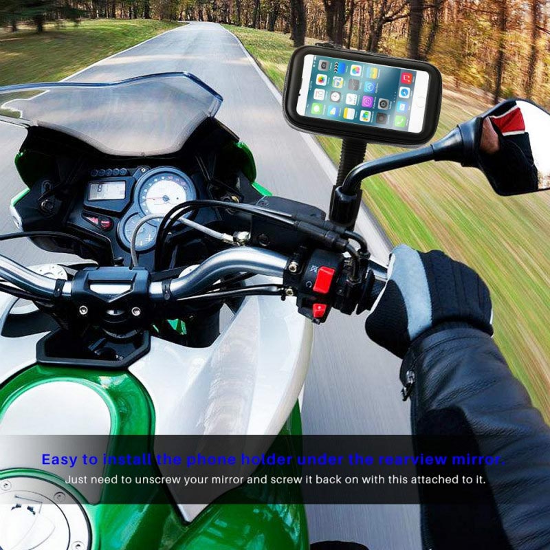 Bridge94 - Smartphone/GPS Lenkerhalterung wasserdicht für Velo Fahrrad  Kinderwagen Motorrad - Schwarz
