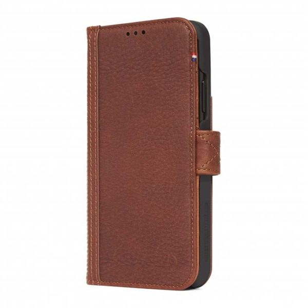 Decoded - Leather Card Wallet - iPhone Xs Max (6.5") - Cinnamon Brown